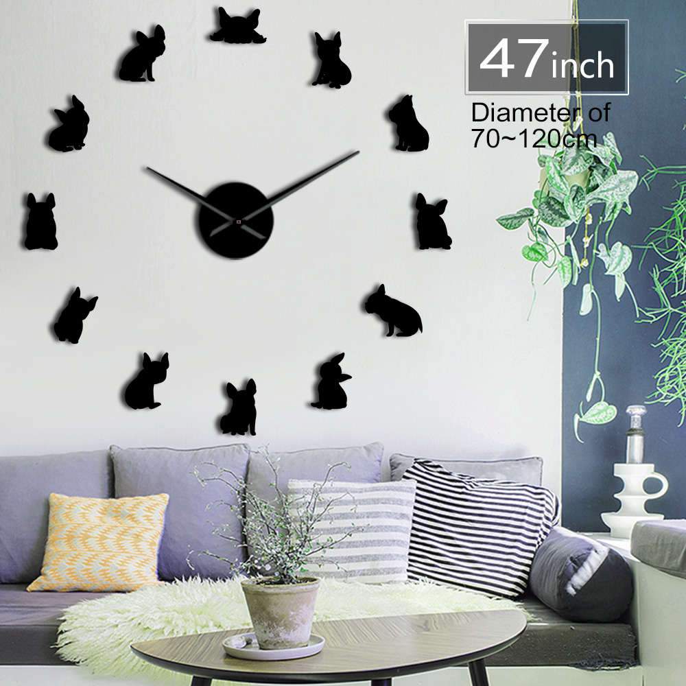 Durable Minimal-Aesthetic The Frenchie Clock - (ws77) for Street Style