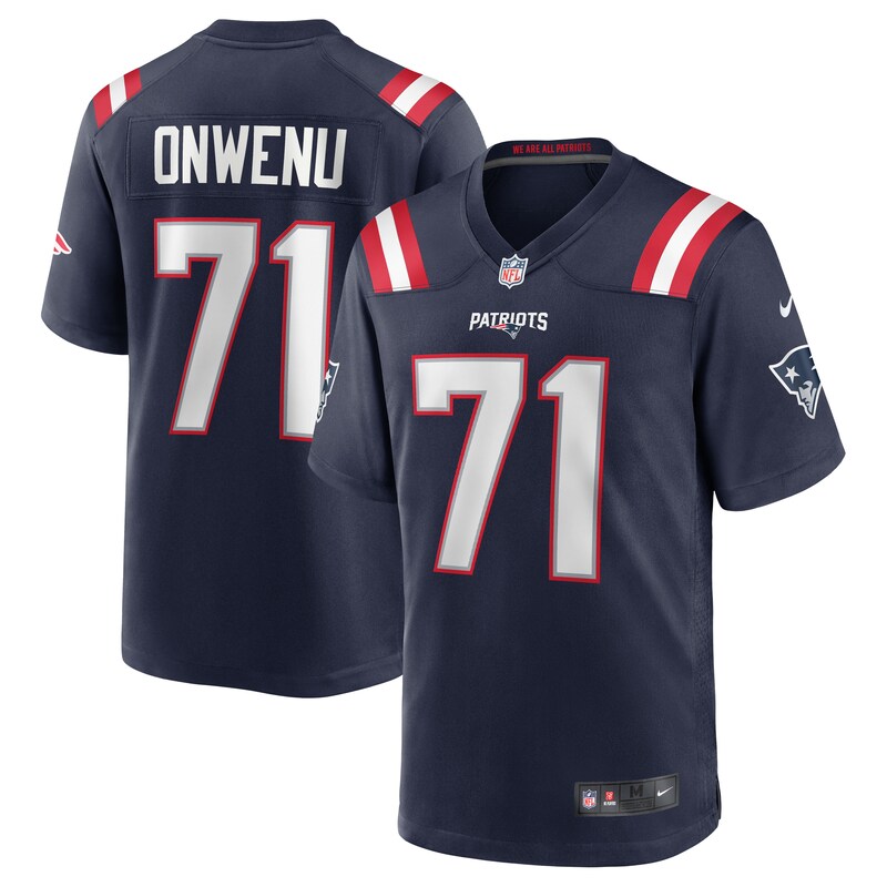 None Mike Onwenu New England Patriots Budget-Friendly Game-Day Esse...