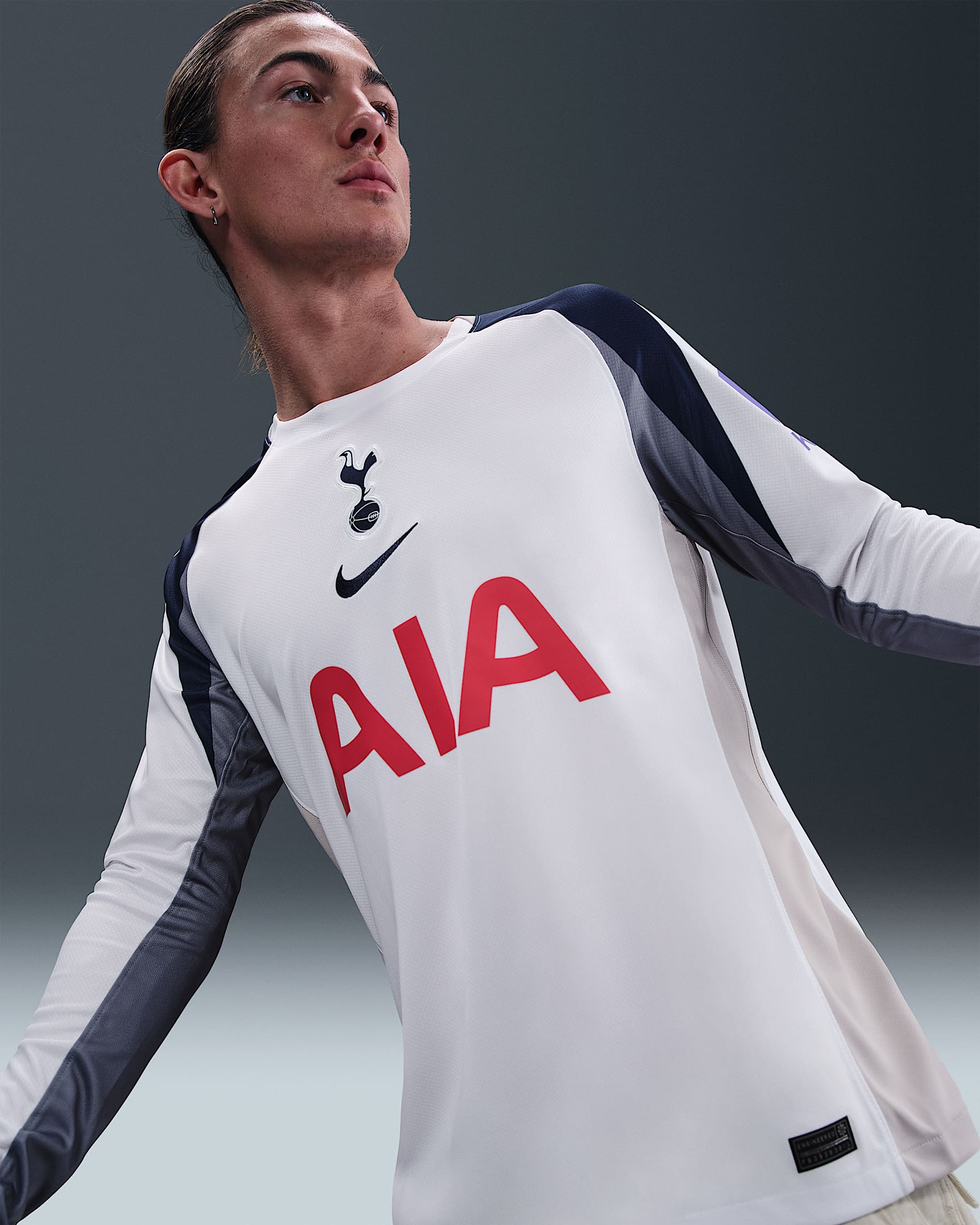 Tottenham Long Sleeve 2025-2026 UCL Home Jersey – Authentic Shirt