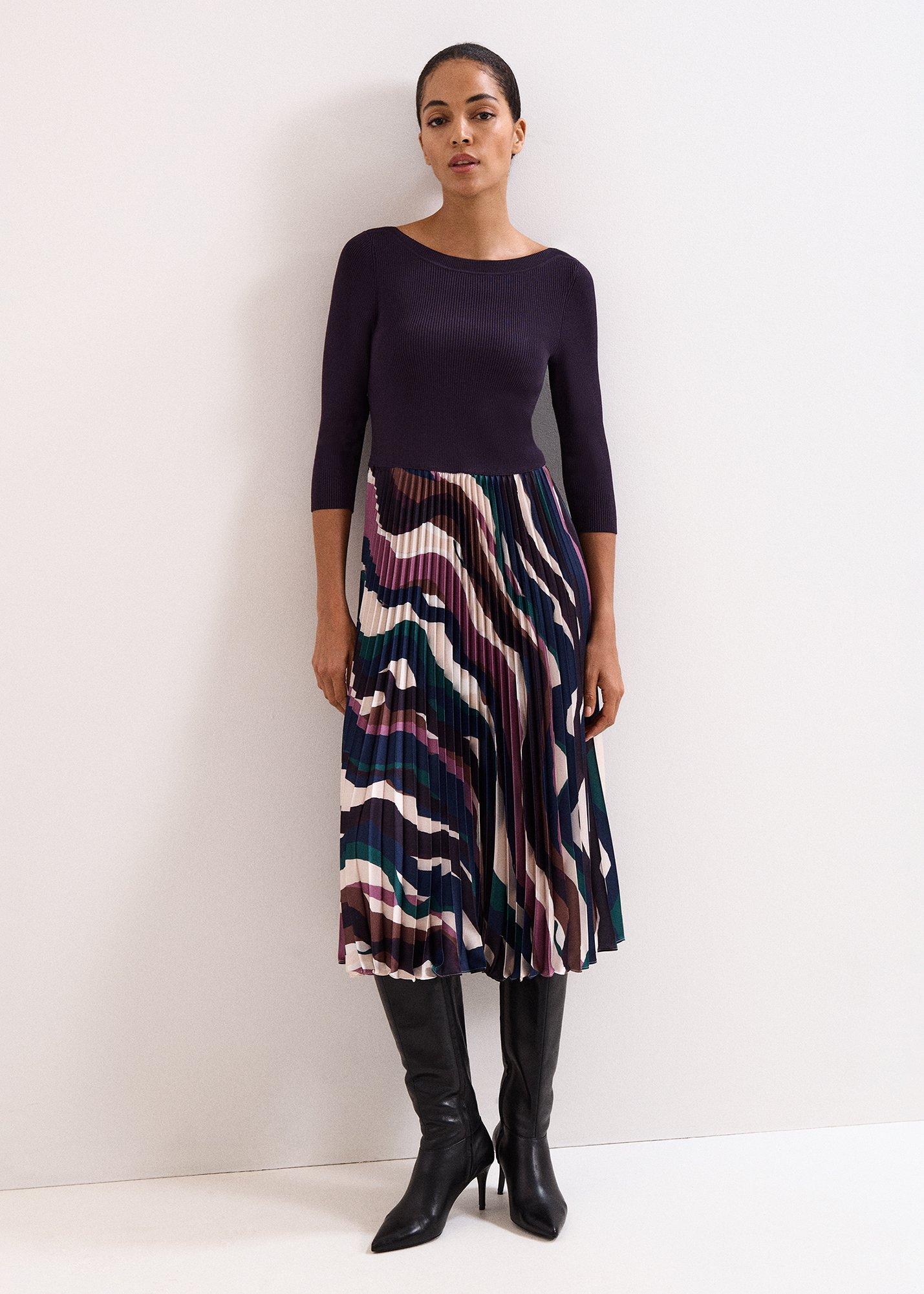 Riley Woven Hem Printed Dress