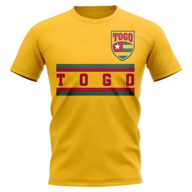 Togo Core Football Country T-Shirt (Yellow) (1)