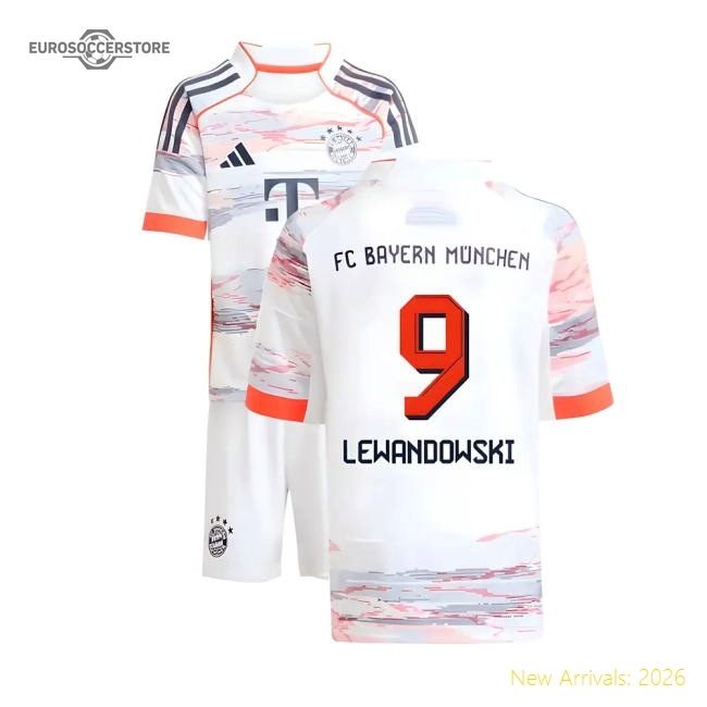 Premium 2025-2026 Bayern Munich Away Mini Kit (Lewandowski 9)
