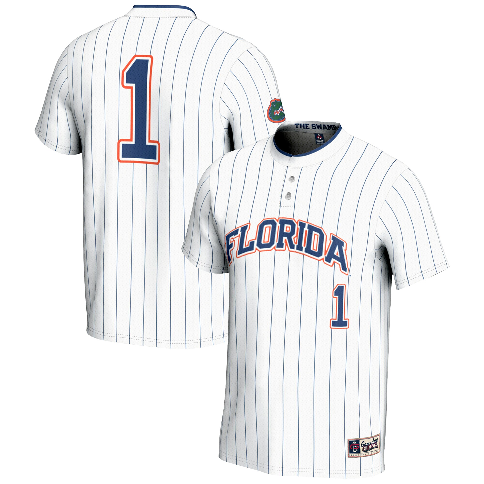 [DDG] Florida Gators GameDay Greats Lightweight Softball Jersey - White