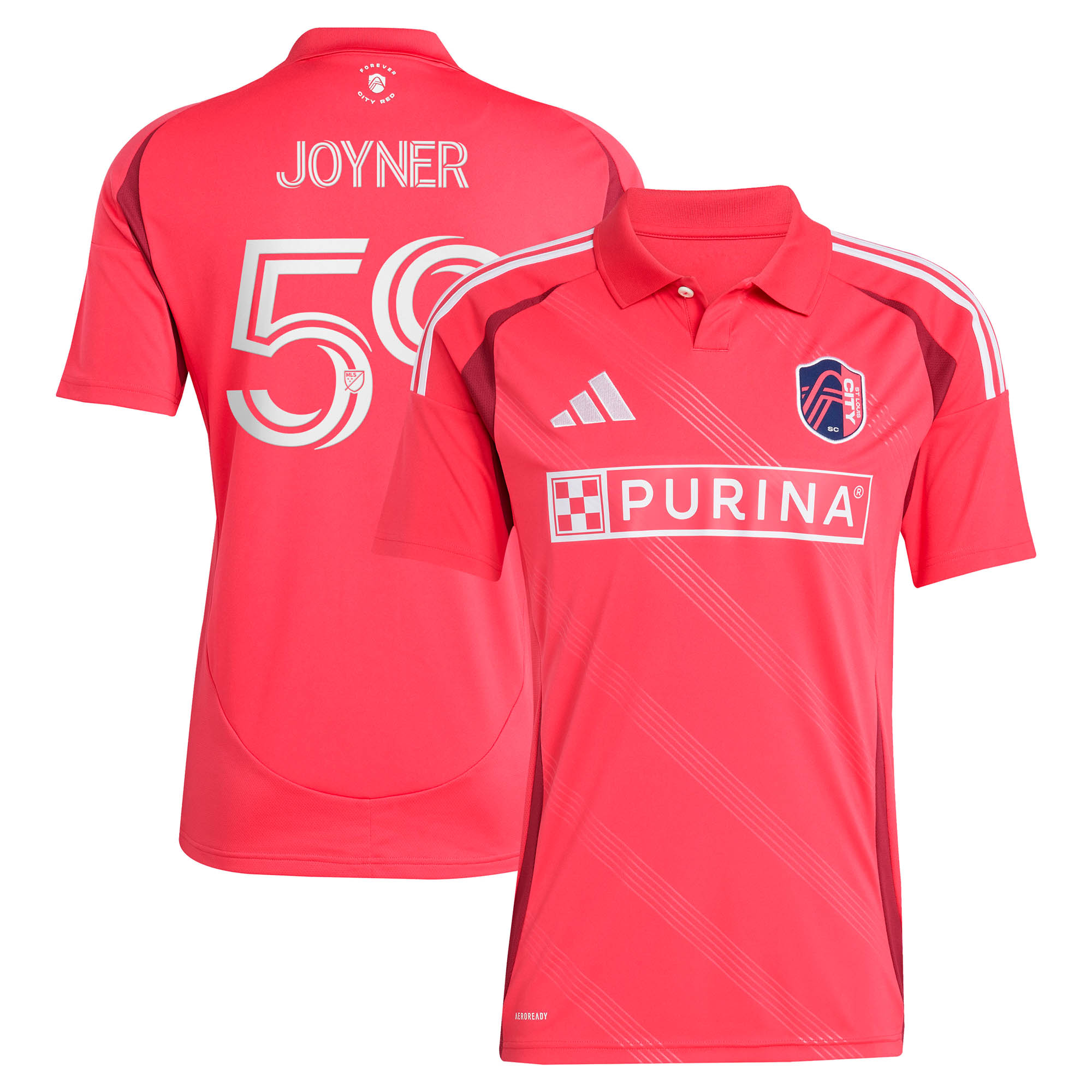 [LK] MyKhi Joyner St. Louis CITY SC 2025 Forever CITY Red Replica Jersey - Red