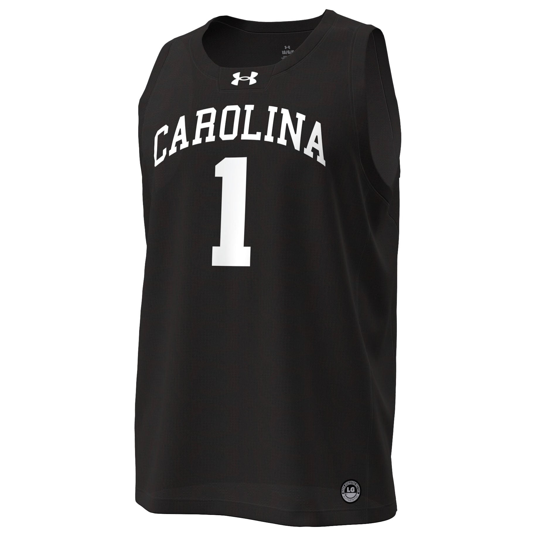 South Carolina Gamecocks Under Armour #1 Replica Basketball Jersey - Black