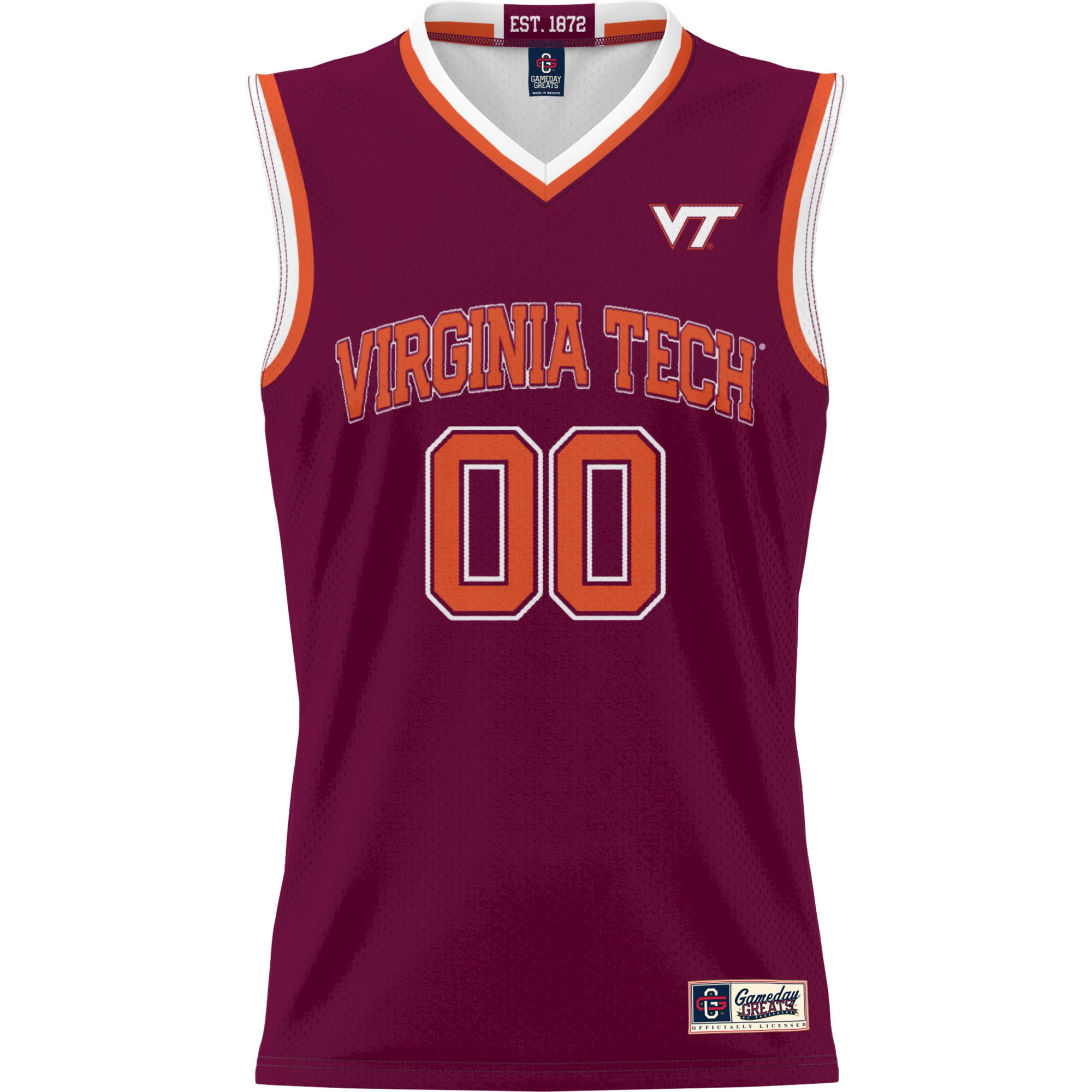 [DDG] Virginia Tech Hokies GameDay Greats Unisex Lightweight NIL Pick-A-Player Women's Basketball Jersey - Maroon
