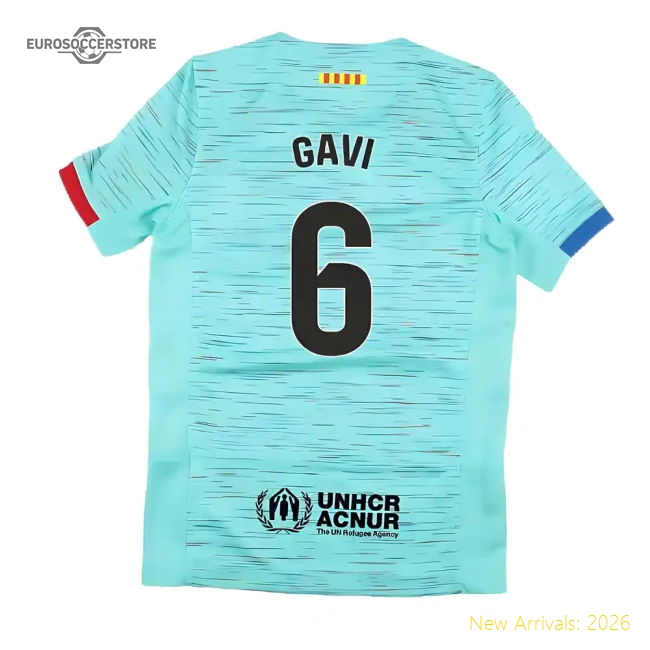 Premium-grade 2023-2024 Cules Alternative Jersey (kids) (gavi 6)