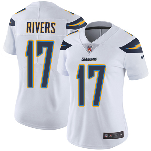 Authentic NFL A C Chargers #17 Philip Rivers White Limited Jersey