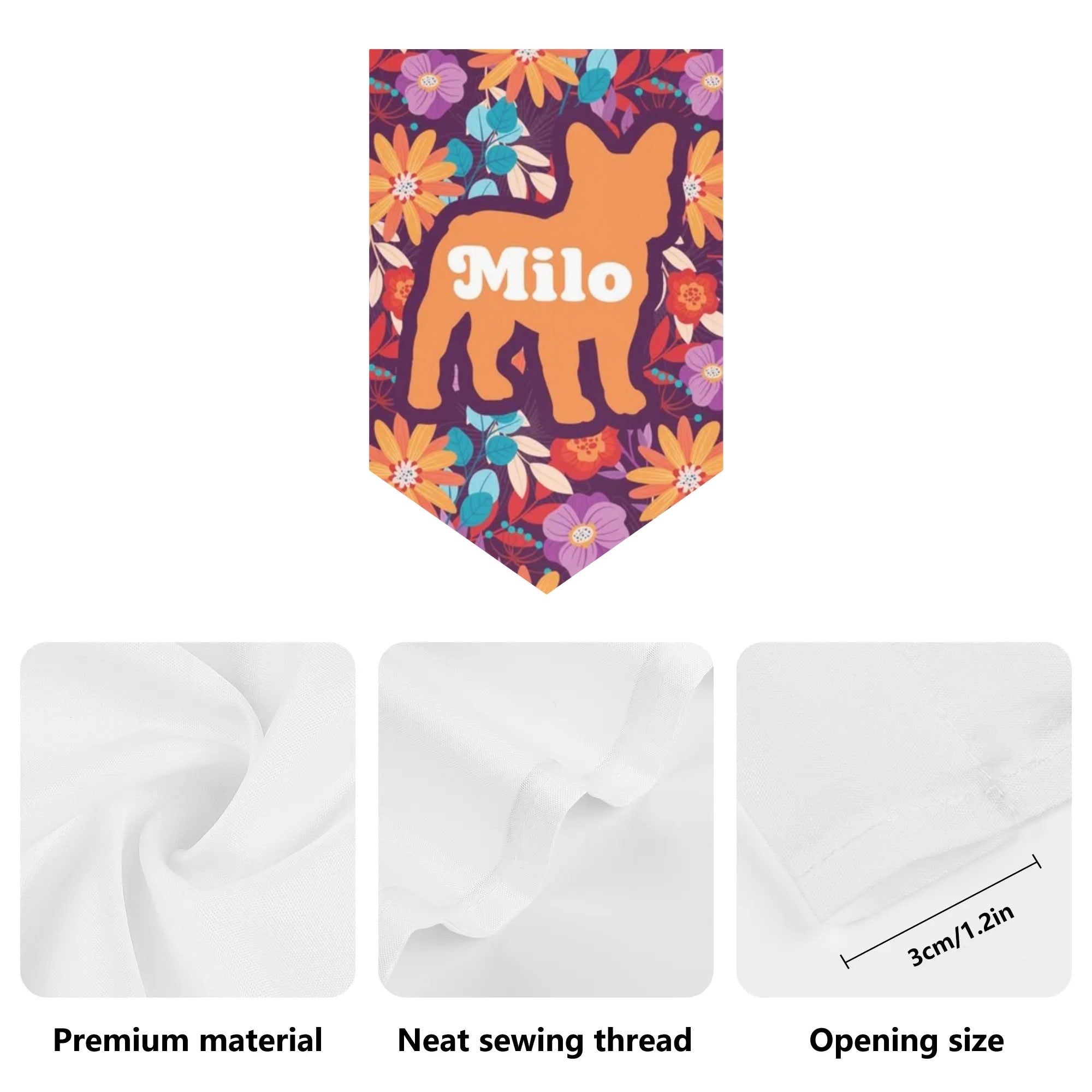 Trendy Custom Garden Flag Banner With French Bulldog Name for Daily Life