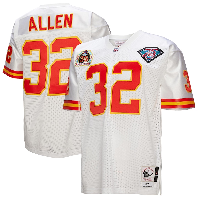 None Marcus Allen Kansas City Chiefs Vintage Authentic Jersey