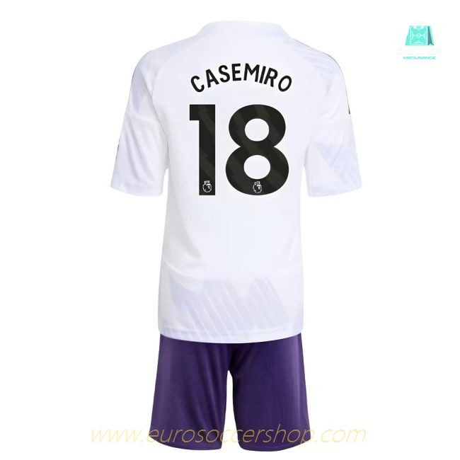 2025-2026 Man Utd Away Mini Kit (Casemiro 18)