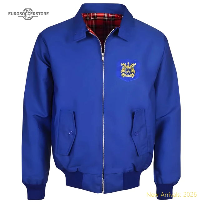 Leeds United Royal Harrington Jacket - Premium Quality - Match Day Jersey