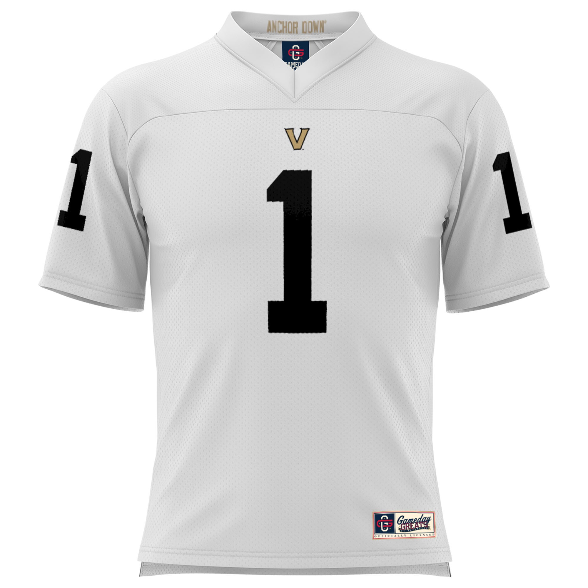 [DDG] Vanderbilt Commodores GameDay Greats Youth Football Jersey - White