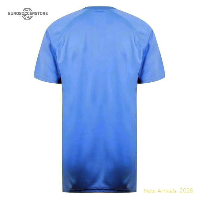 Classic High-Quality Man City Poly Official T-Shirt Blue