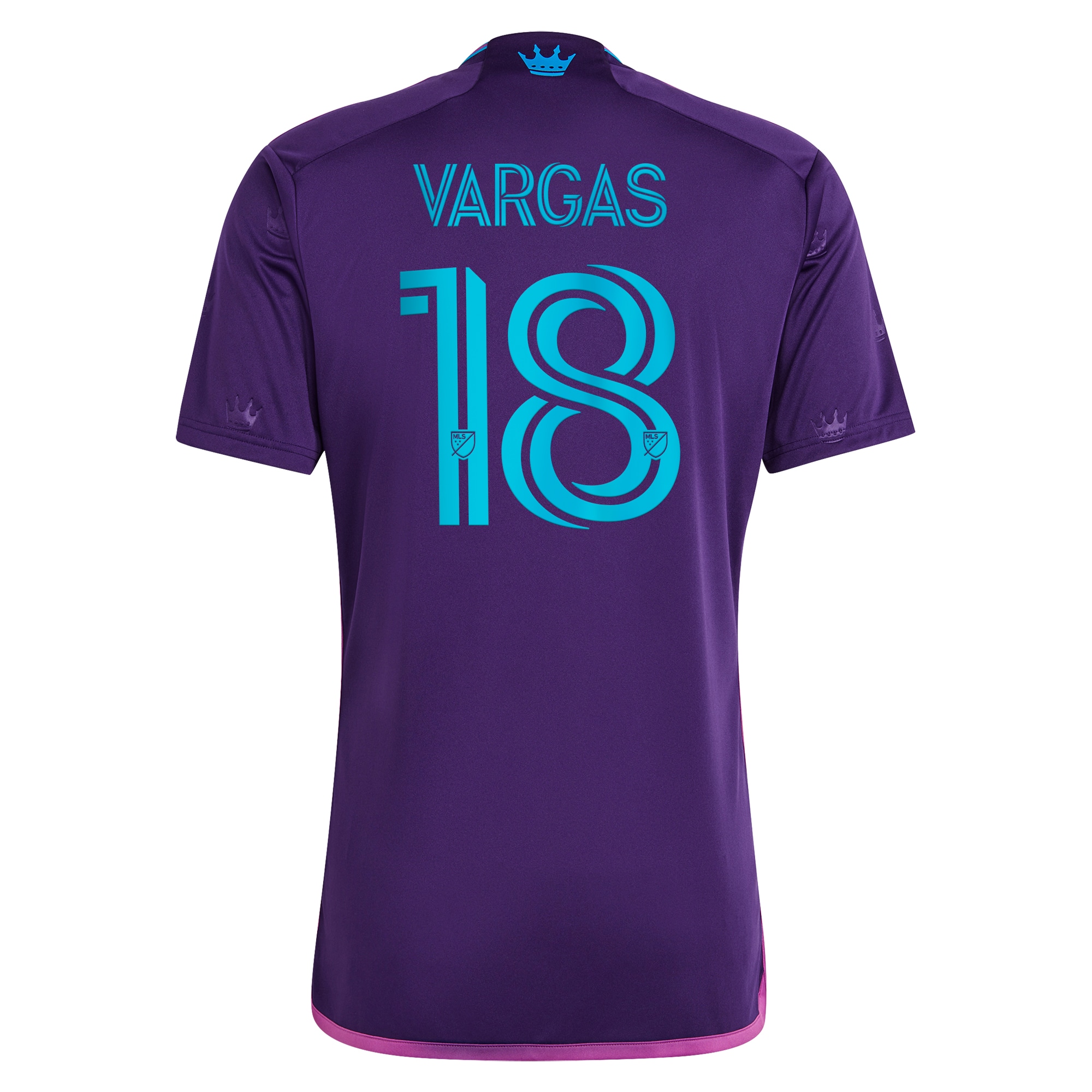 [LK] Kerwin Vargas Charlotte FC 2023 Crown Jewel Kit Replica Player Jersey - Purple