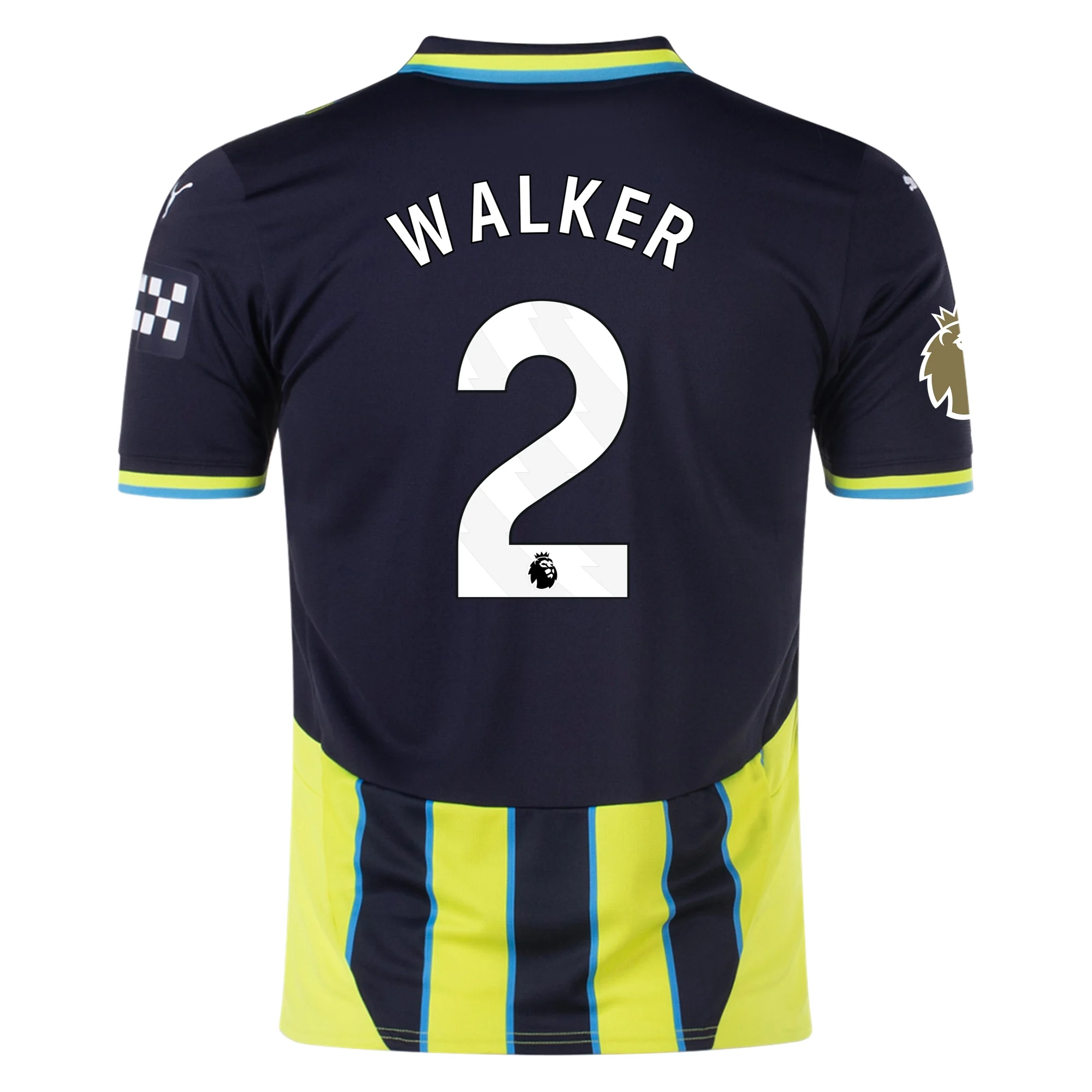 Manchester City Walker 2024-2025 UCL Away Jersey – Authentic Shirt