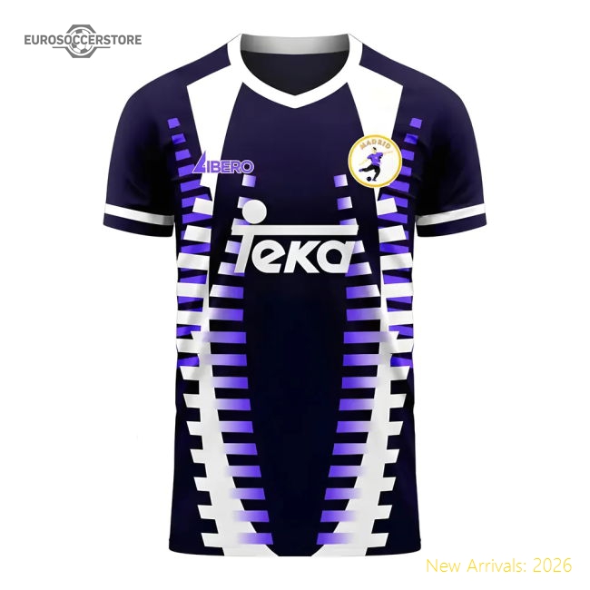 Professional-Grade Madrid 2025-2026 Third Concept Football Kit (Libero) (Bale