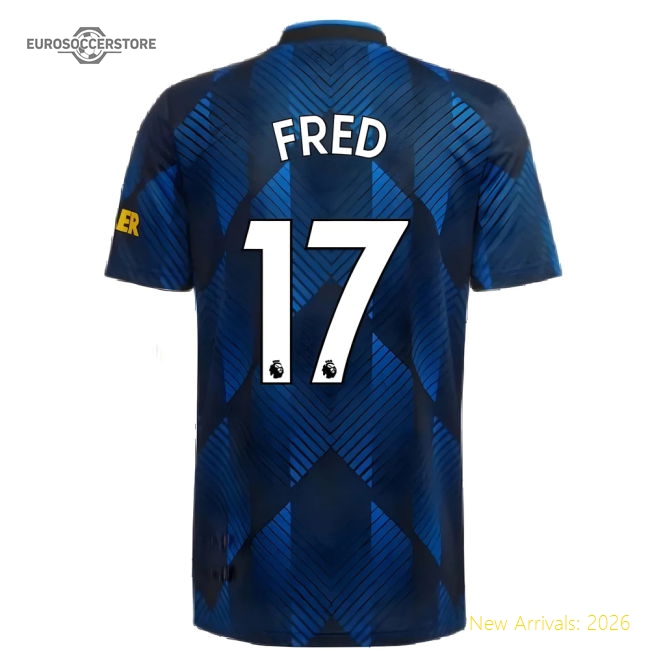 Authentic Man Utd 2021-2022 Third Shirt (fred 17) - Premium Quality