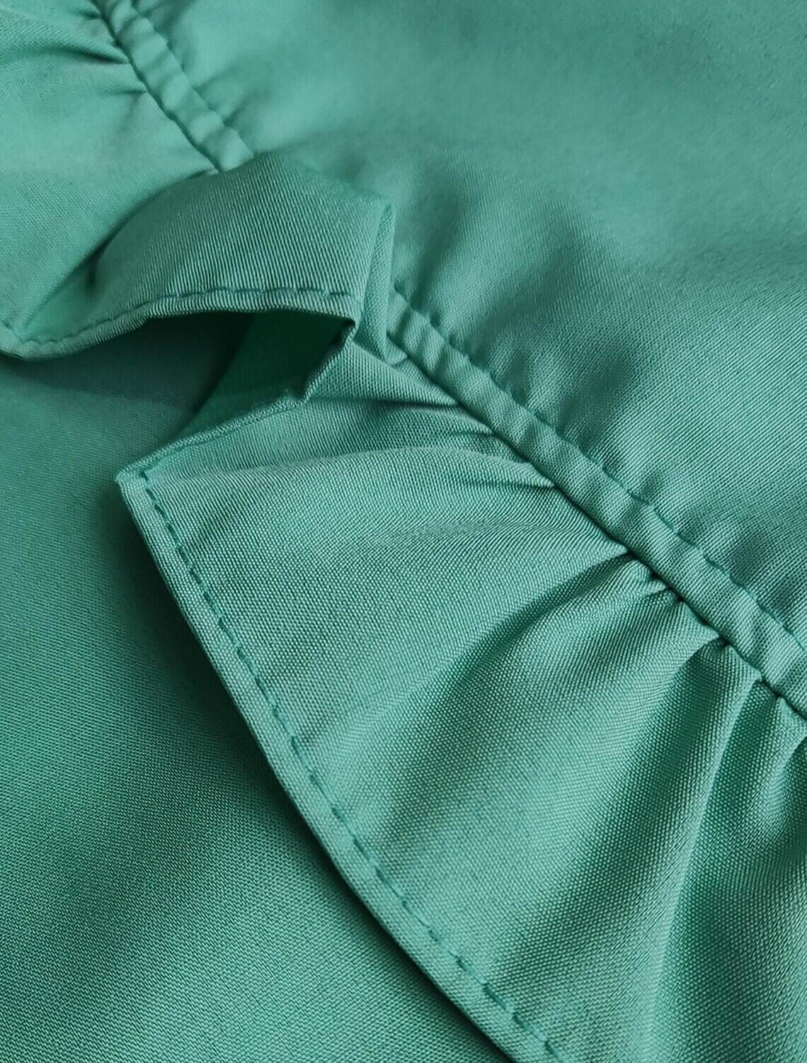 Women's Shirt Blouse Graphic Floral Ruffle Lace Trims Long Sleeve Casual Daily Basic Elegant V Neck Floral S