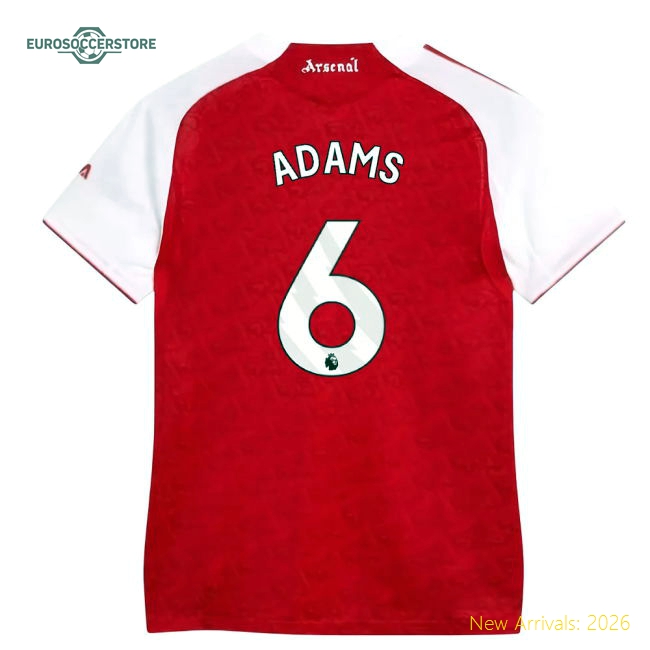 Comfortable Womens Arsenal Adams Jersey 2025-2026 Quick-dry