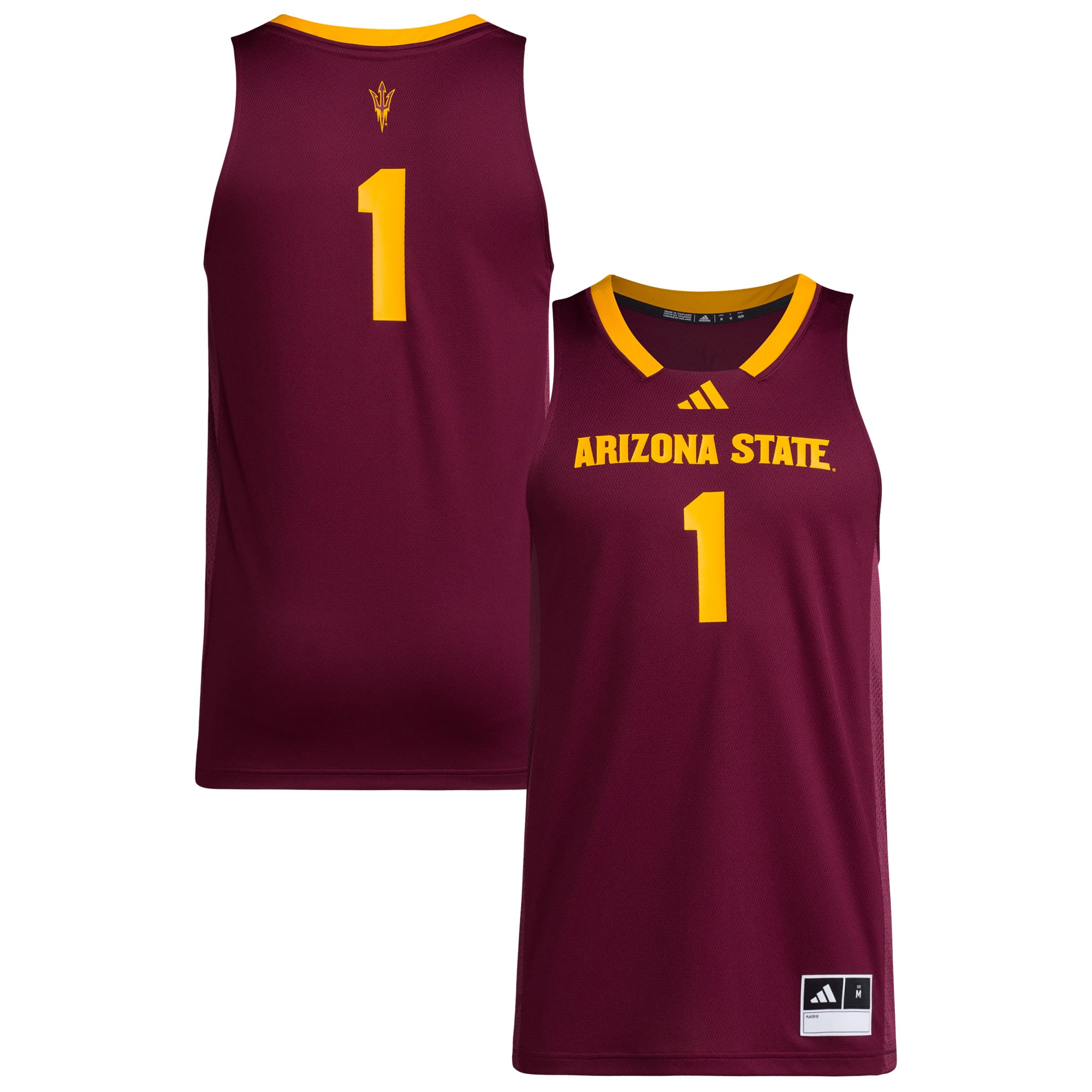#1 Arizona State Sun Devils adidas Replica Swingman Jersey - Maroon