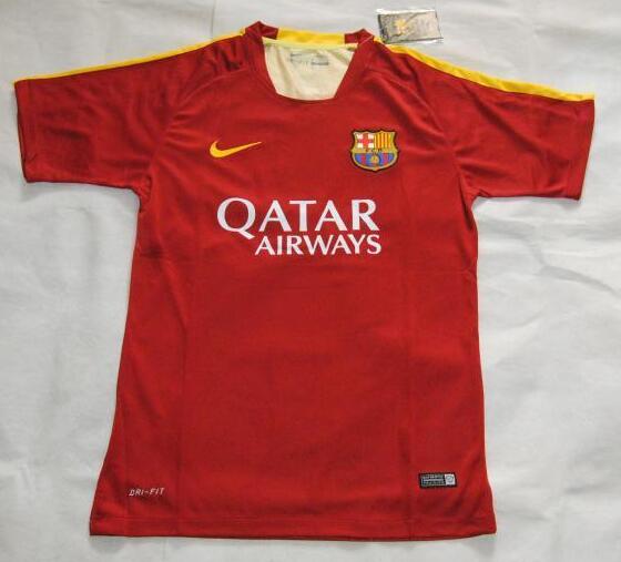 Quick Dry Barca Barcelona Pre-Match 2016 Red Training Shirt