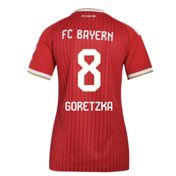[DDJ] 2026-2027 Bayern Munich Home Shirt (Womens) (Goretzka 8)