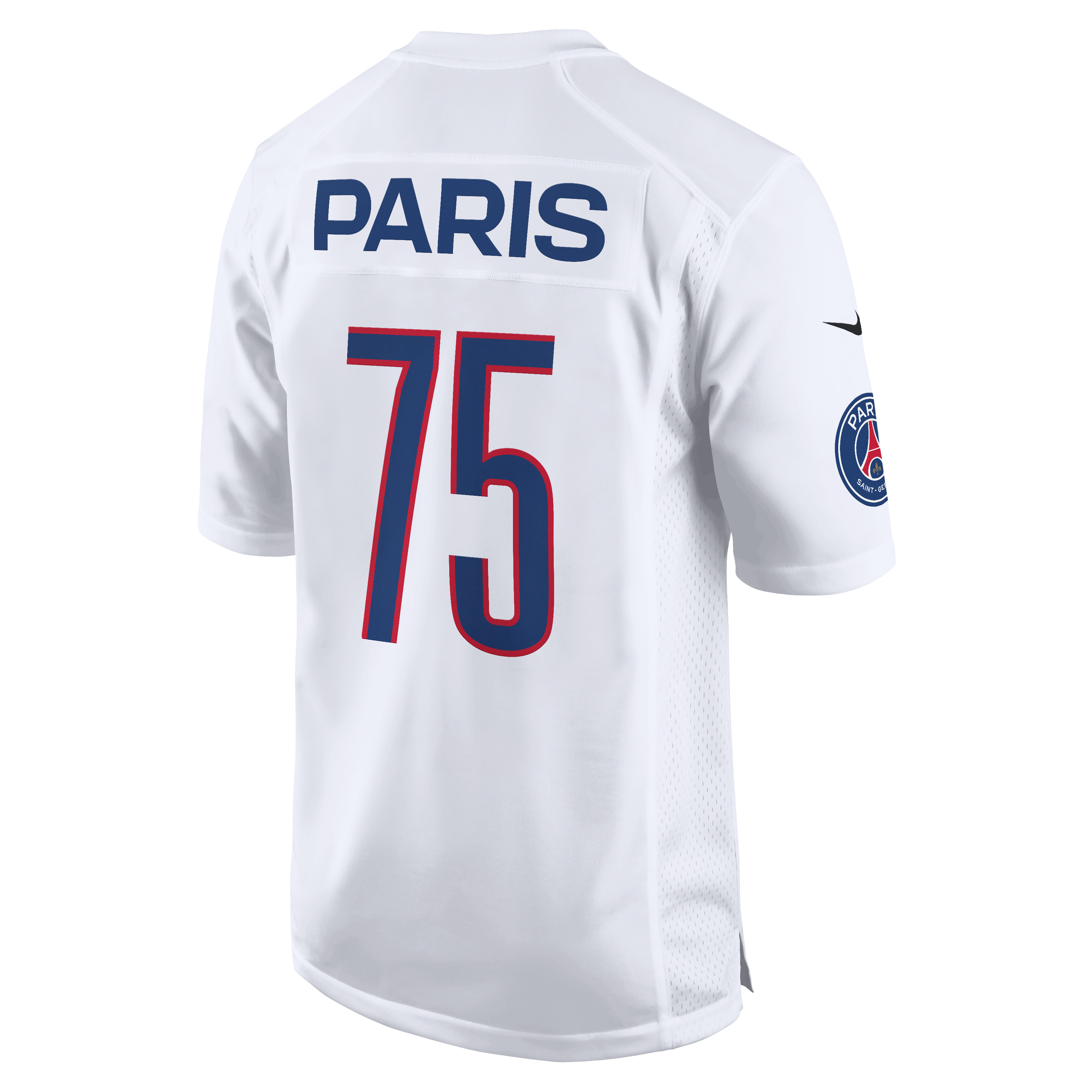 [ESK] Paris Saint-Germain 2025 Soccer x NFL Game Jersey - White