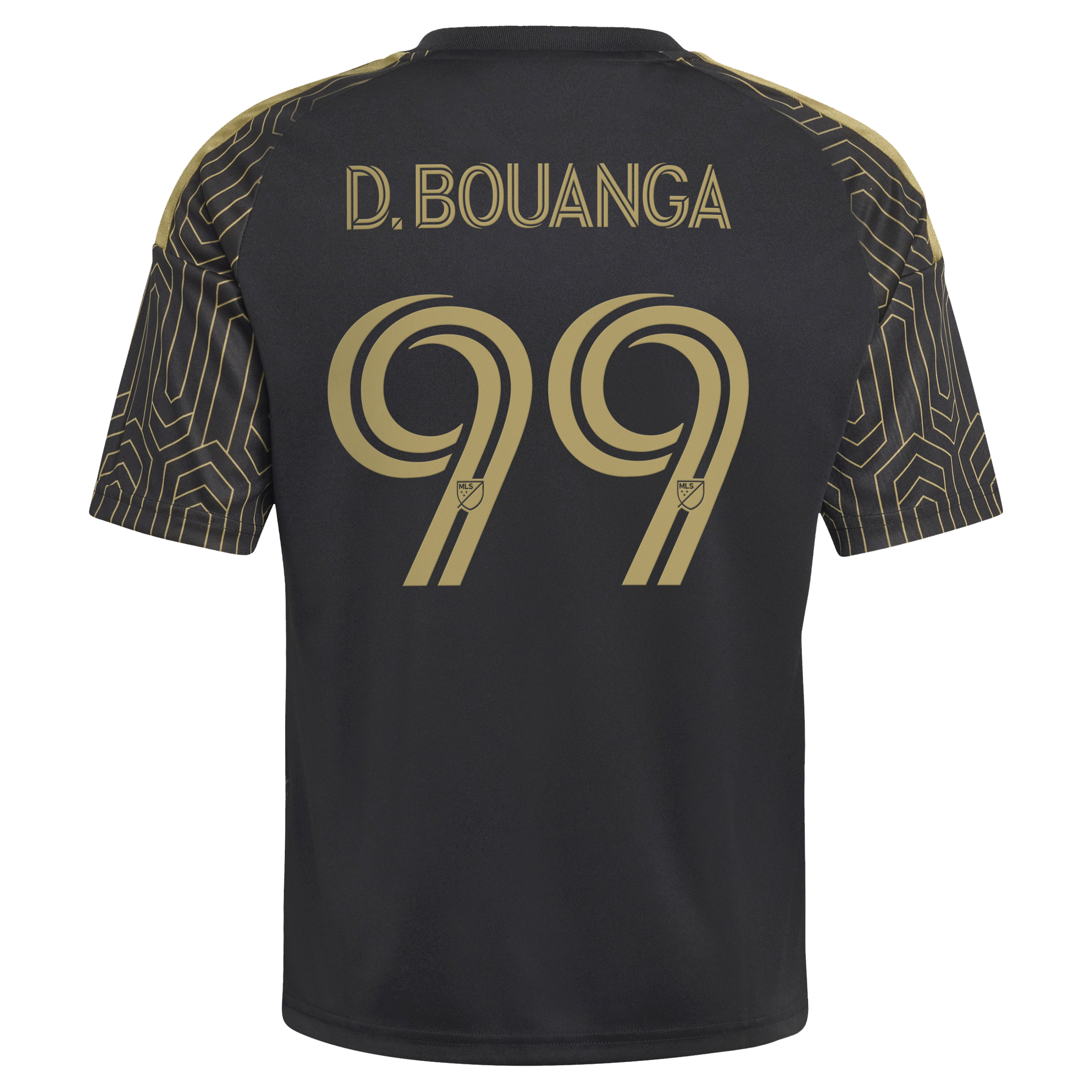 [SJH] Denis Bouanga LAFC Youth 2026 Primary Kit Replica Jersey - Black