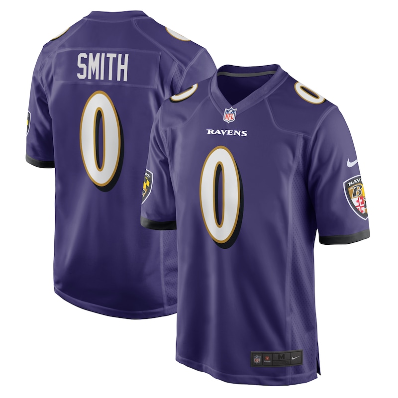 None Roquan Smith Baltimore Ravens Championship Contender Game Jersey