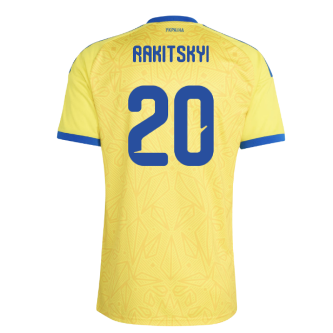 Euro Championship Offer 2026-2027 Ukraine Home Shirt (Rakitskyi 20)