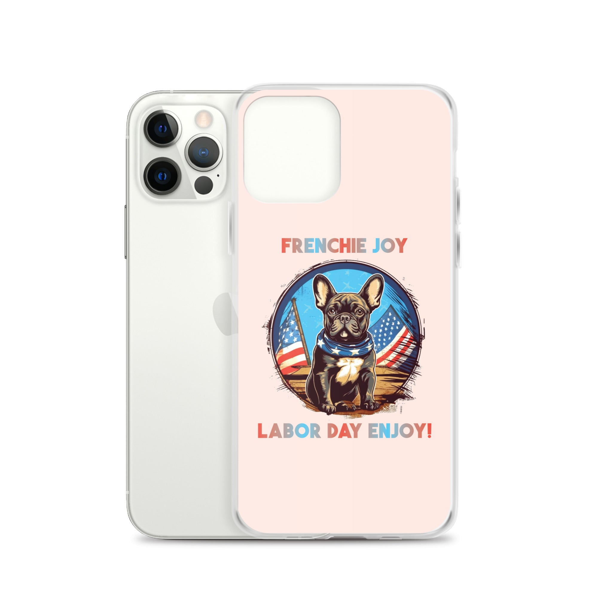 French Bulldog Frenchie Joy Clear Case For Iphone® Practical Pet Supply