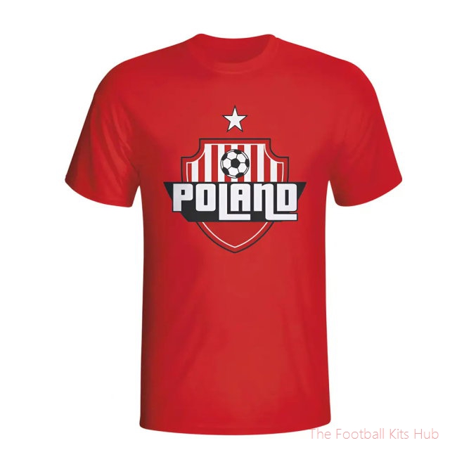 Poland Country Logo T-shirt (Red)