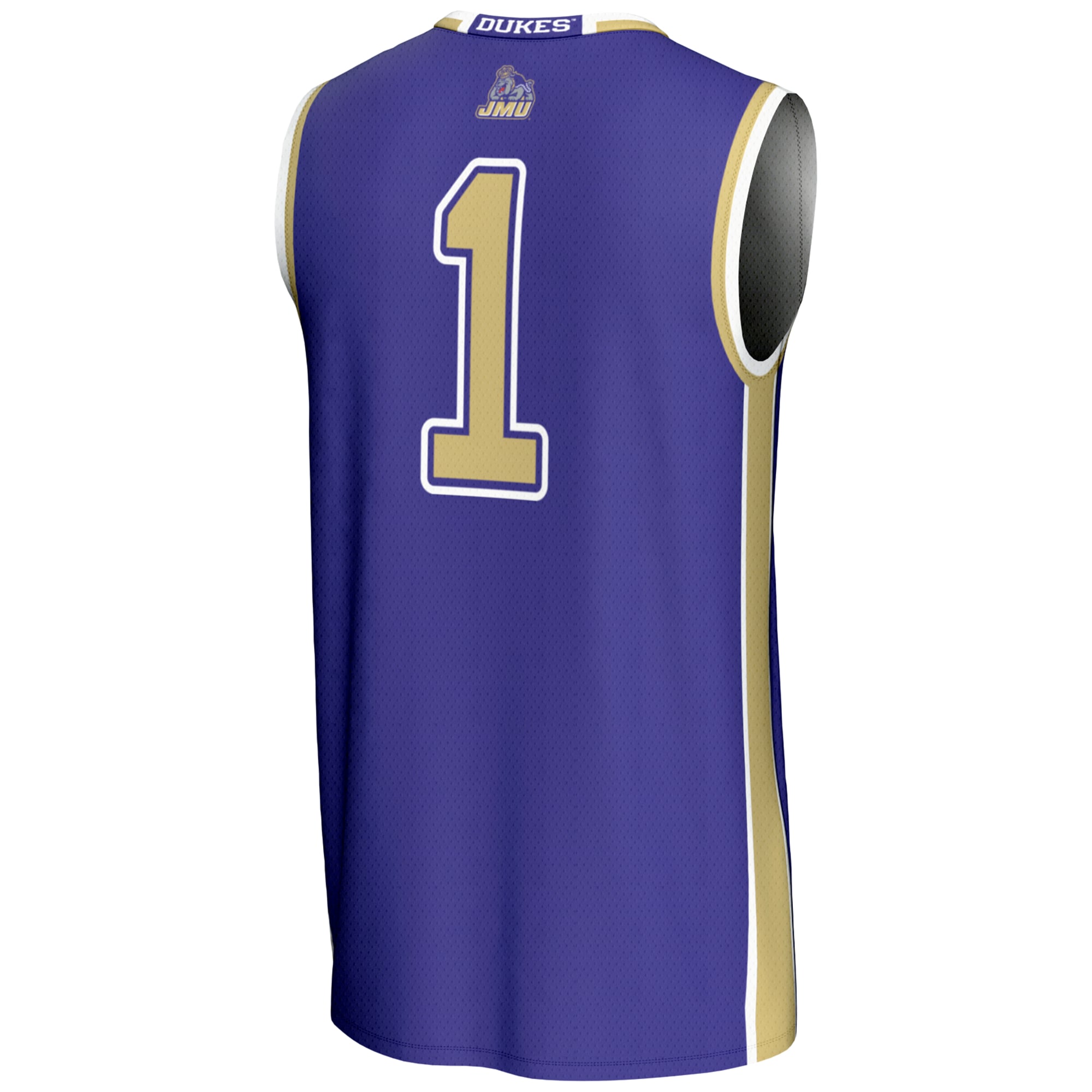 #1 James Madison Dukes GameDay Greats Lightweight Basketball Jersey - Purple