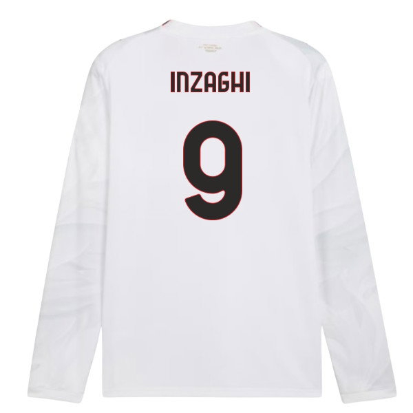 [JED] 2026 2027 AC Milan Long Sleeve Shirt Away Uniform (Inzaghi 9)
