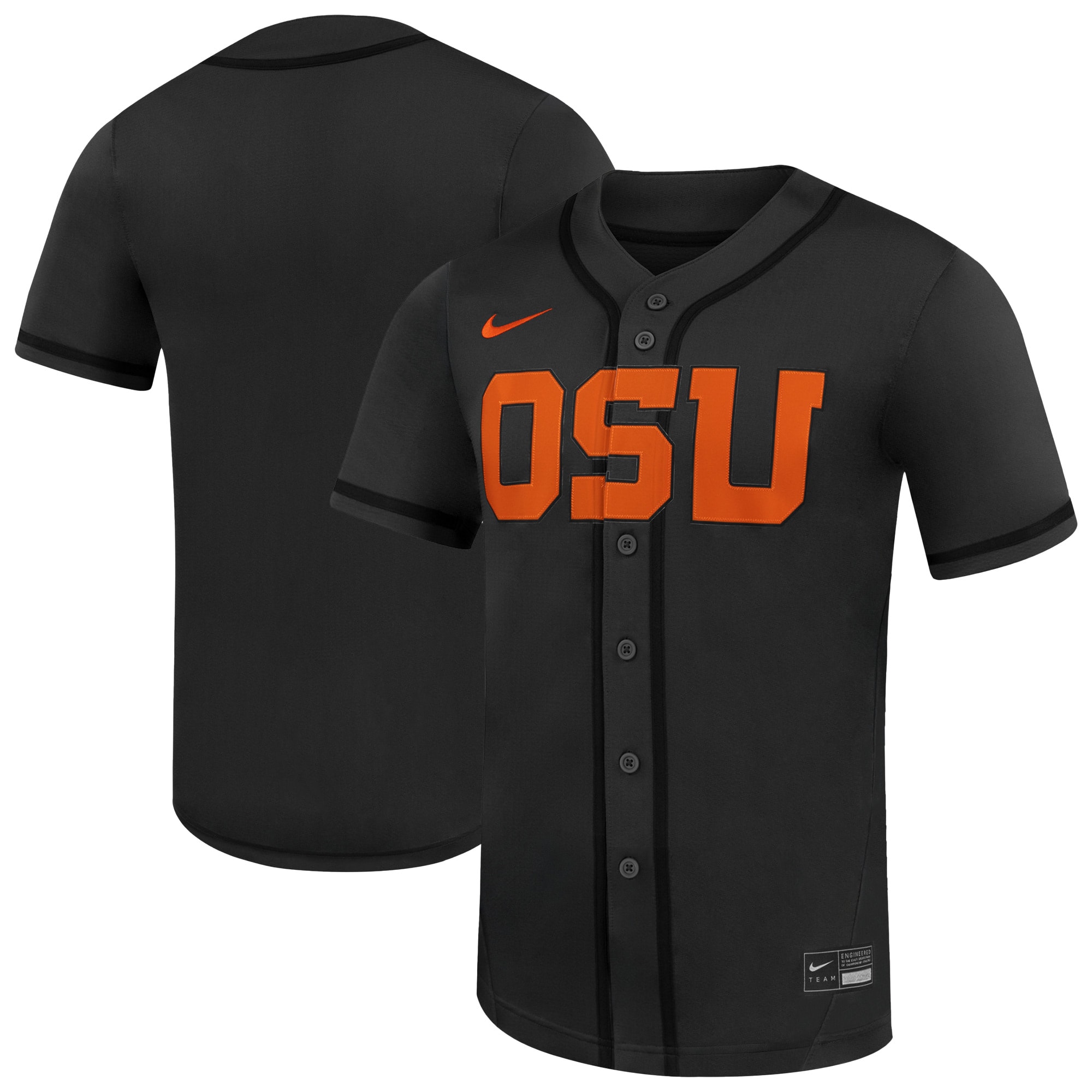 [NJP] Oregon State Beavers Unisex Replica Softball Jersey - Anthracite