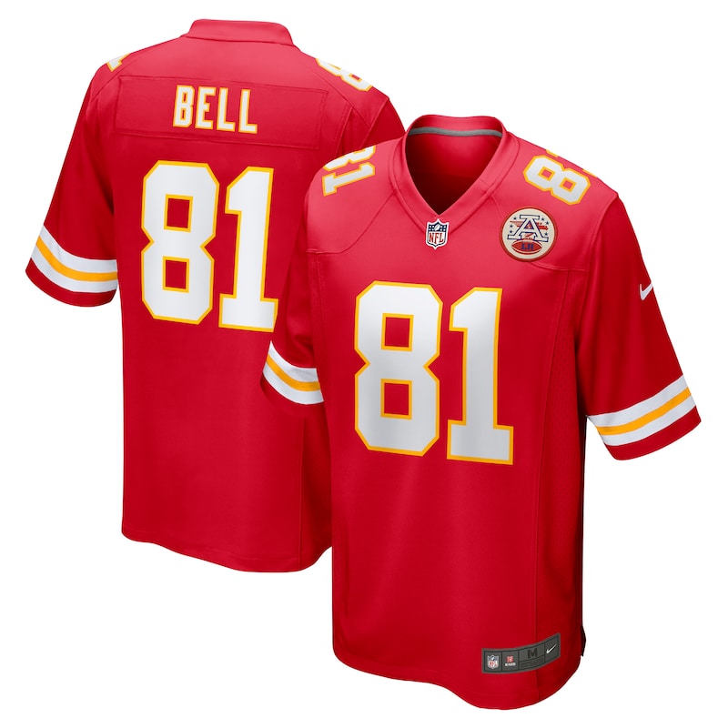 None Blake Bell KC Chiefs Pro-Level Replica Jersey Football Apparel