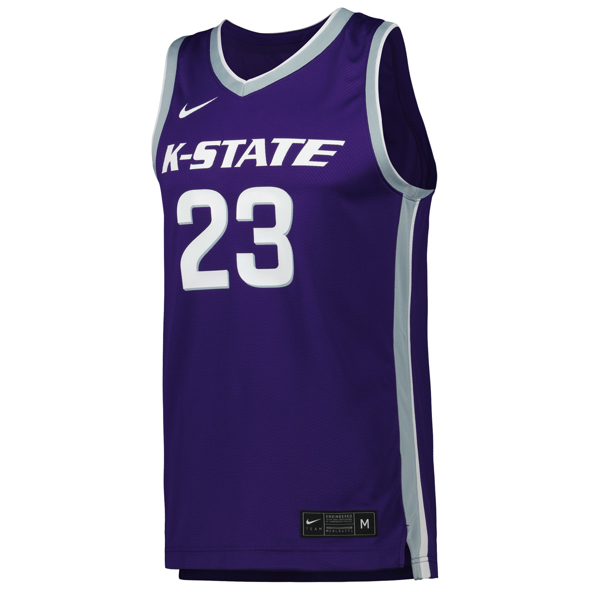 [DDG] Kansas State Wildcats Replica Basketball Jersey - Purple