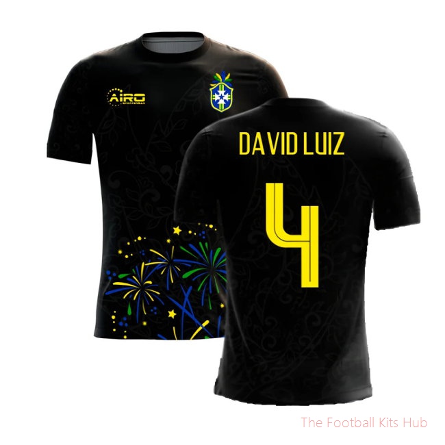 [LK] 2025/26 Brazil Third Football Shirt (David Luiz 4)