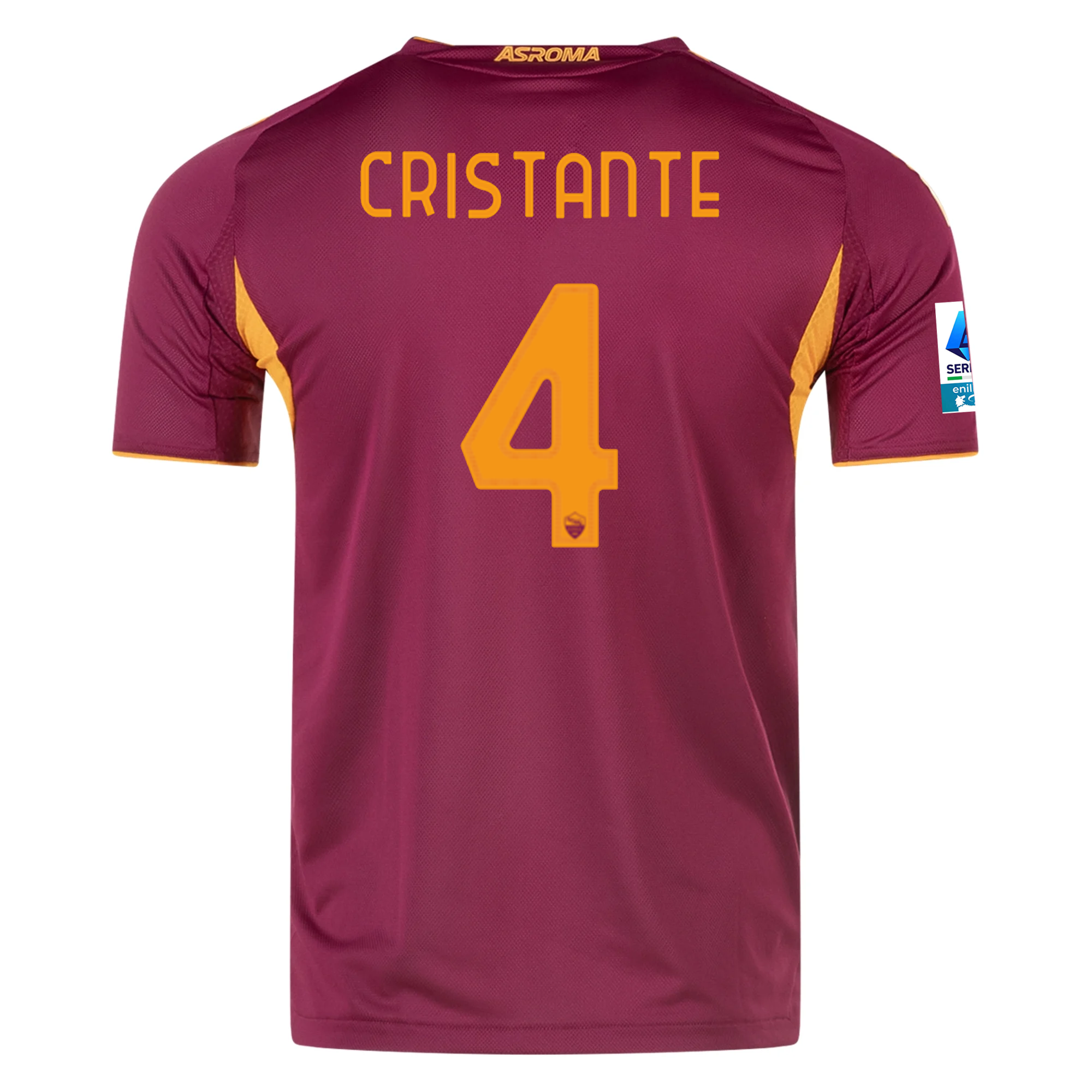 AS Roma Cristante 2025-2026 Ser Home Jersey – Authentic Shirt