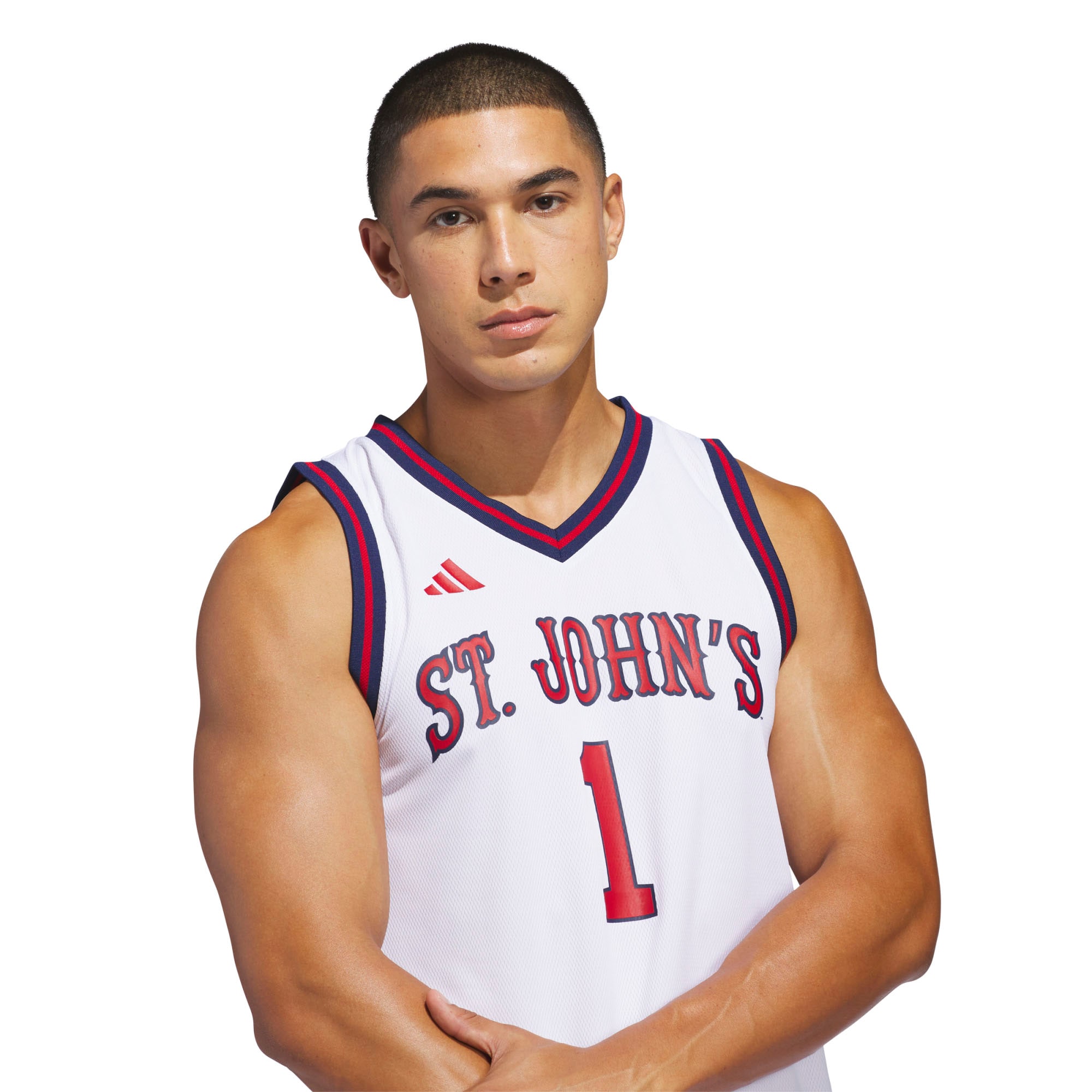 [NJP] St. John's Red Storm Home Replica Basketball Jersey - White