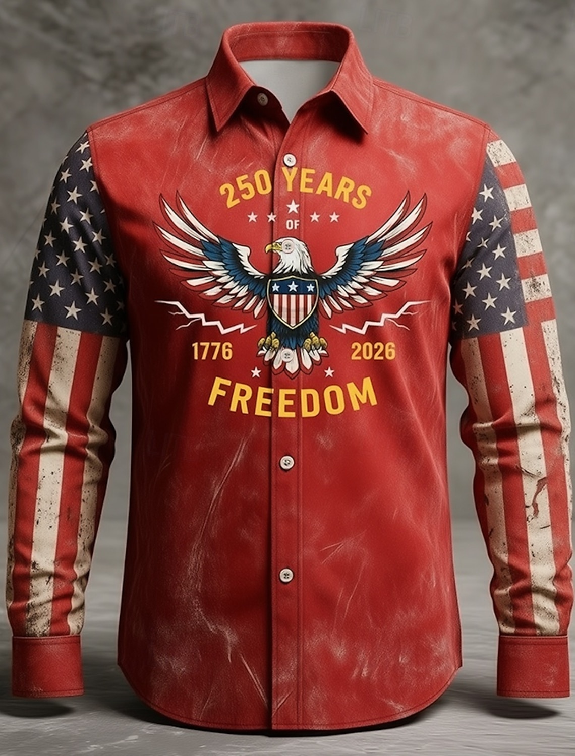 Men's 4th of July U.S. 250th Anniversary Jesus US Flag Shirt Button Up Shirt Short Sleeve Patriotic Outdoor Holiday Summer Spring Turndown 3D Print Collared Shirts Black 1 Black