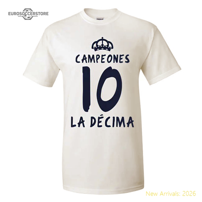 Real Madrid La Decima T-shirt (white) - Concept Creation