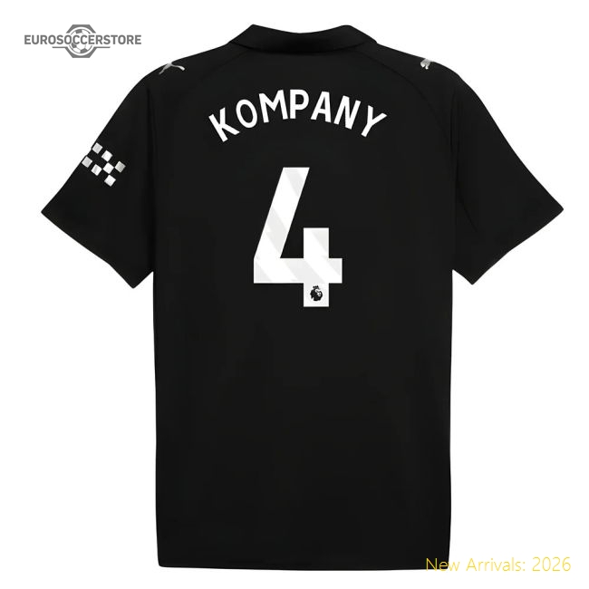 Premium 2025-2026 Man City Away Shirt (kompany 4) - Premium Quality