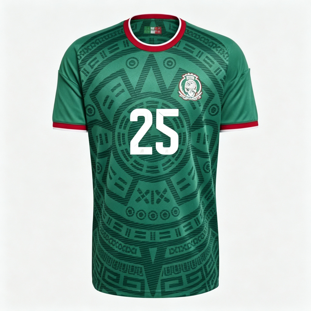 [FSOUK] Mexico Roberto Alvarado #25 2026 World Cup Official Home Jersey | UniFootball Store