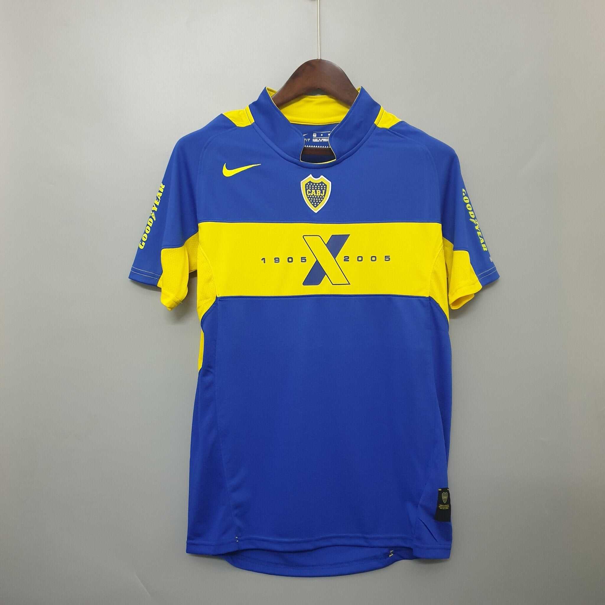Cheap 2005 Boca juniors Home kit