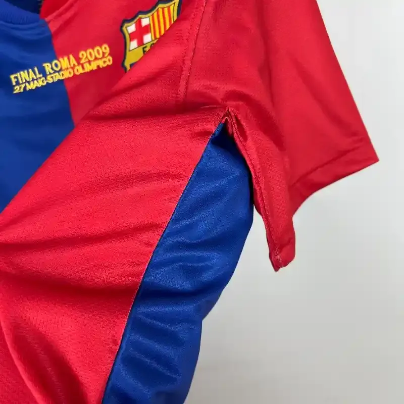 Cheap 2008-2009 Barcelona UEFA League retro kit