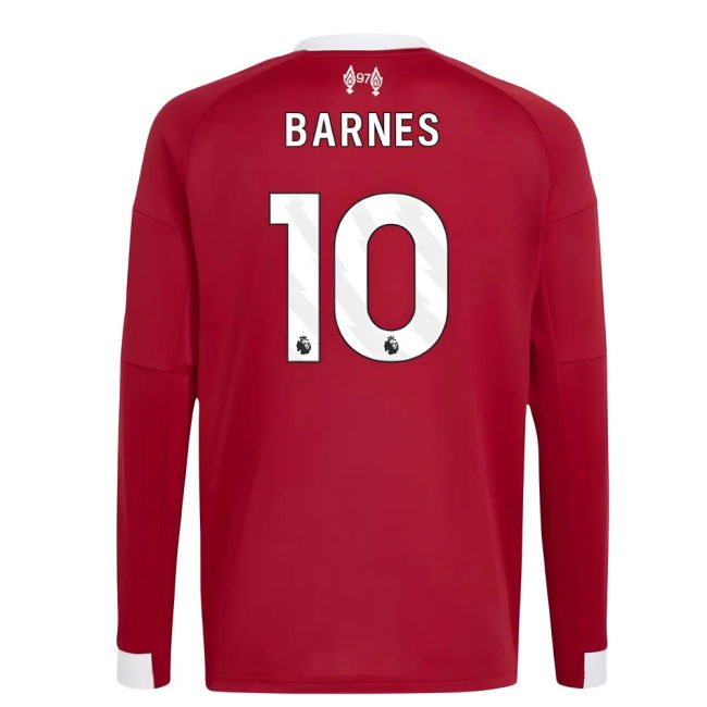 2025-2026 Updated Liverpool Home Jersey #43