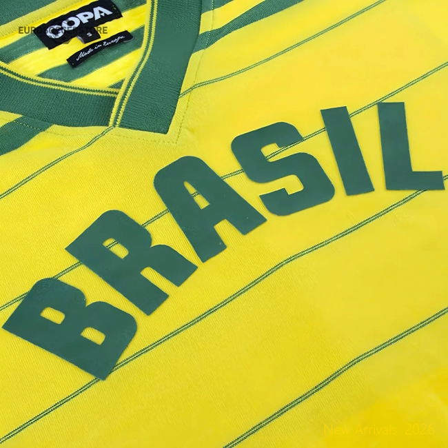 Brazil 1984 National Teams Retro Football Shirt Medium Adults