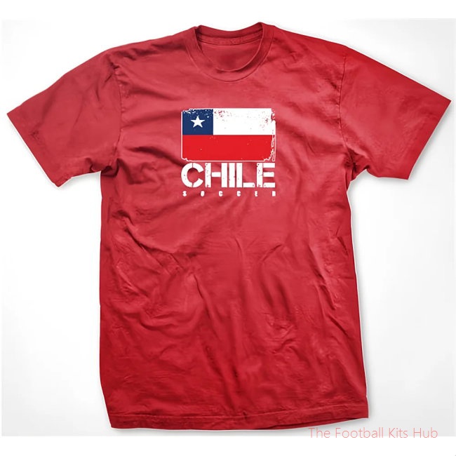 Men Chile Soccer T-shirt (red)